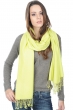 Cashmere & Silk ladies shawls platine sunny lime 201 cm x 71 cm